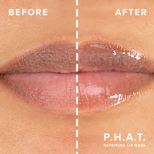 Exhibidor Display con 24 pzas P.H.A.T Repairing Lip Mask Italia Deluxe