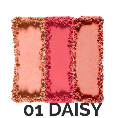 Rubor Trio en Polvo Adara Cosméticos