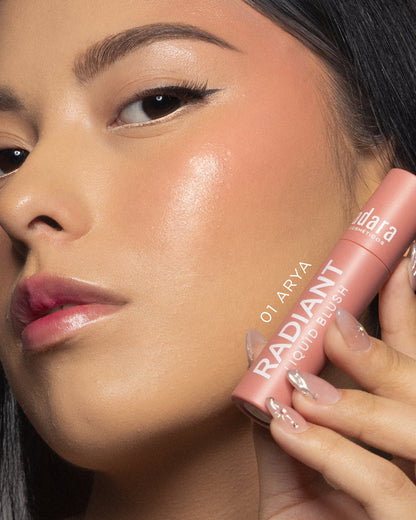 Rubor Liquido Radiant Adara Cosmeticos