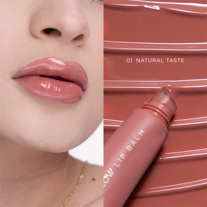 Balsamo con Color Acido Hialuronico Glow Lip Balm Adara Cosmeticos