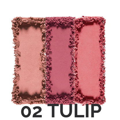 Rubor Trio en Polvo Adara Cosméticos