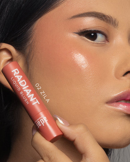 Rubor Liquido Radiant Adara Cosmeticos