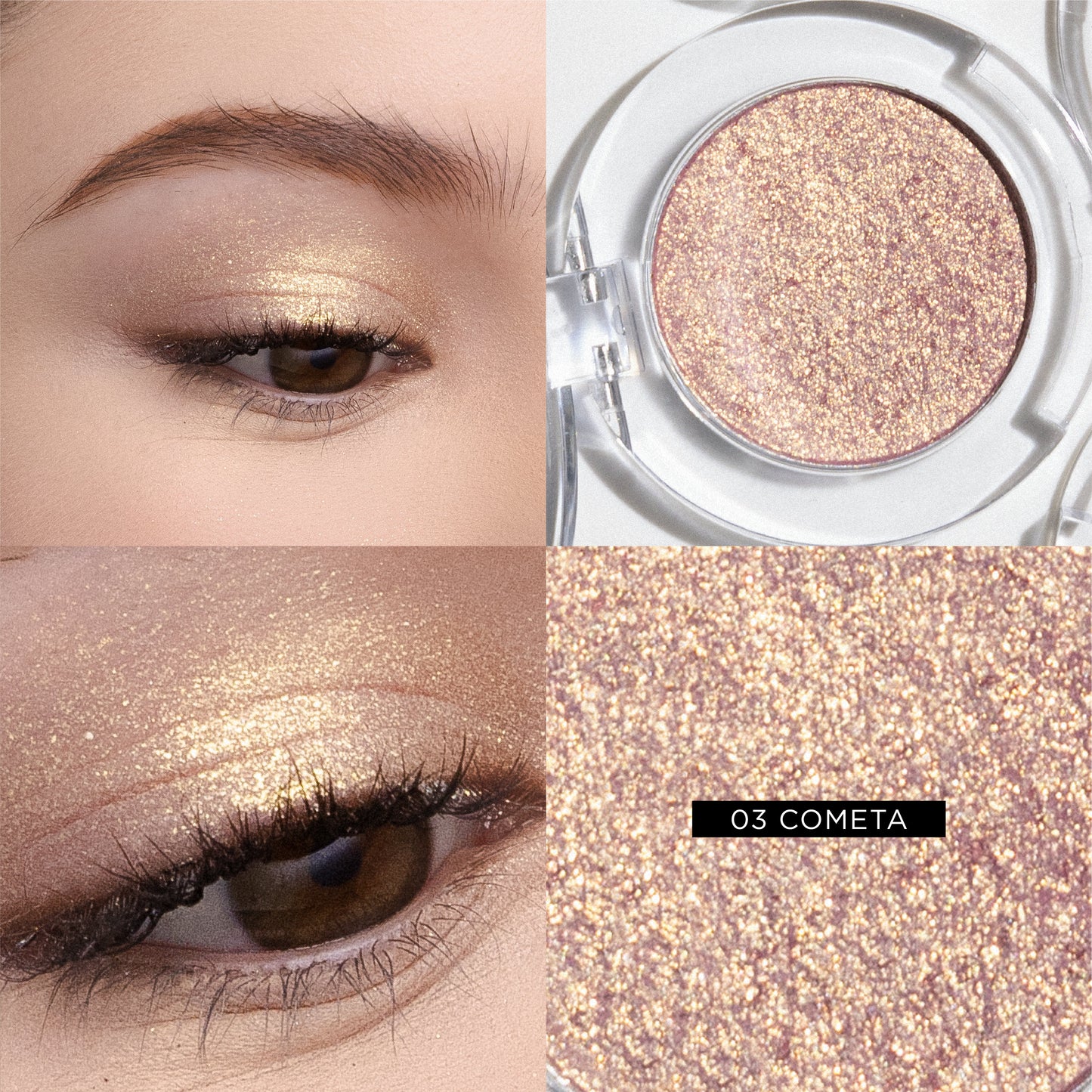 Sombra Brillante Spark OF Light Adara Cosmeticos