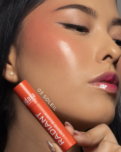 Rubor Liquido Radiant Adara Cosmeticos