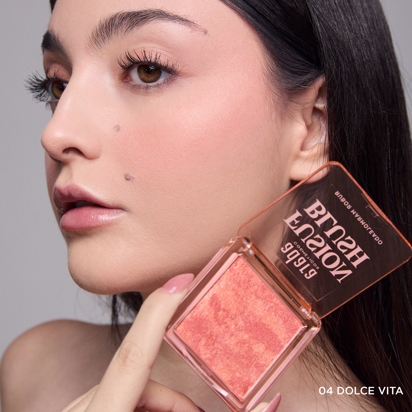 Rubor Marmoleado Fusion Blush Adara Cosmeticos