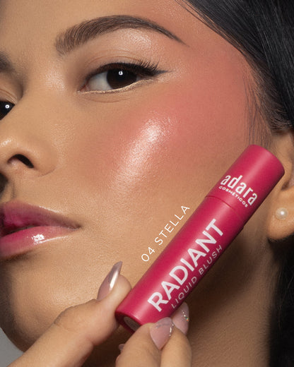 Rubor Liquido Radiant Adara Cosmeticos