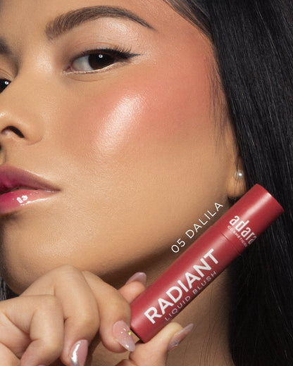 Rubor Liquido Radiant Adara Cosmeticos