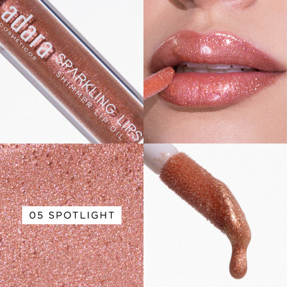 Lip Oil Shimmer Sparkling Lips Adara Cosmeticos