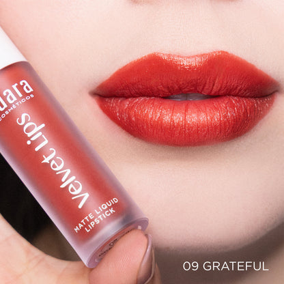 Labial liquido Velvet Lips Matte Adara CosmeticosVELVET LIPS