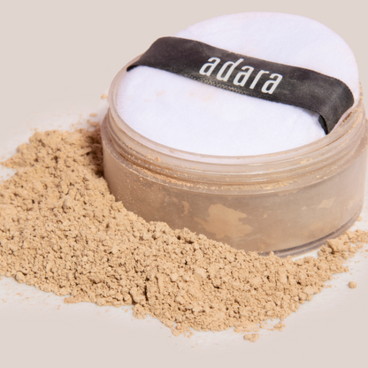 Polvo Fijador Traslucido Suelto Adara Cosmeticos