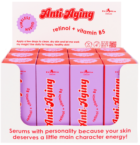 Facial Serums Display 04 Anti-Aging | Italia Deluxe