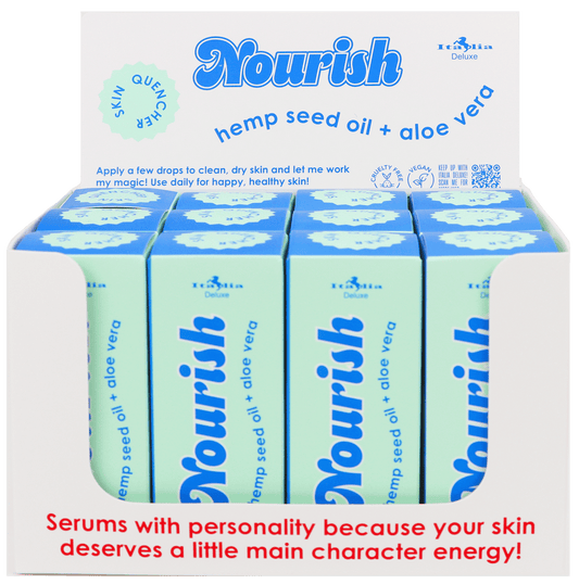 Facial Serums Display 06 Nourish | Italia Deluxe