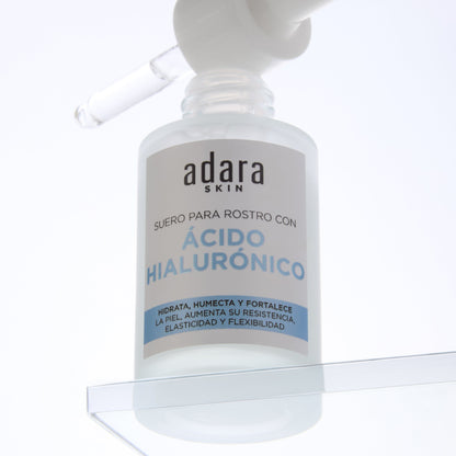 Serum (Suero) Facial con Acido Hialuronico Adara Cosmeticos