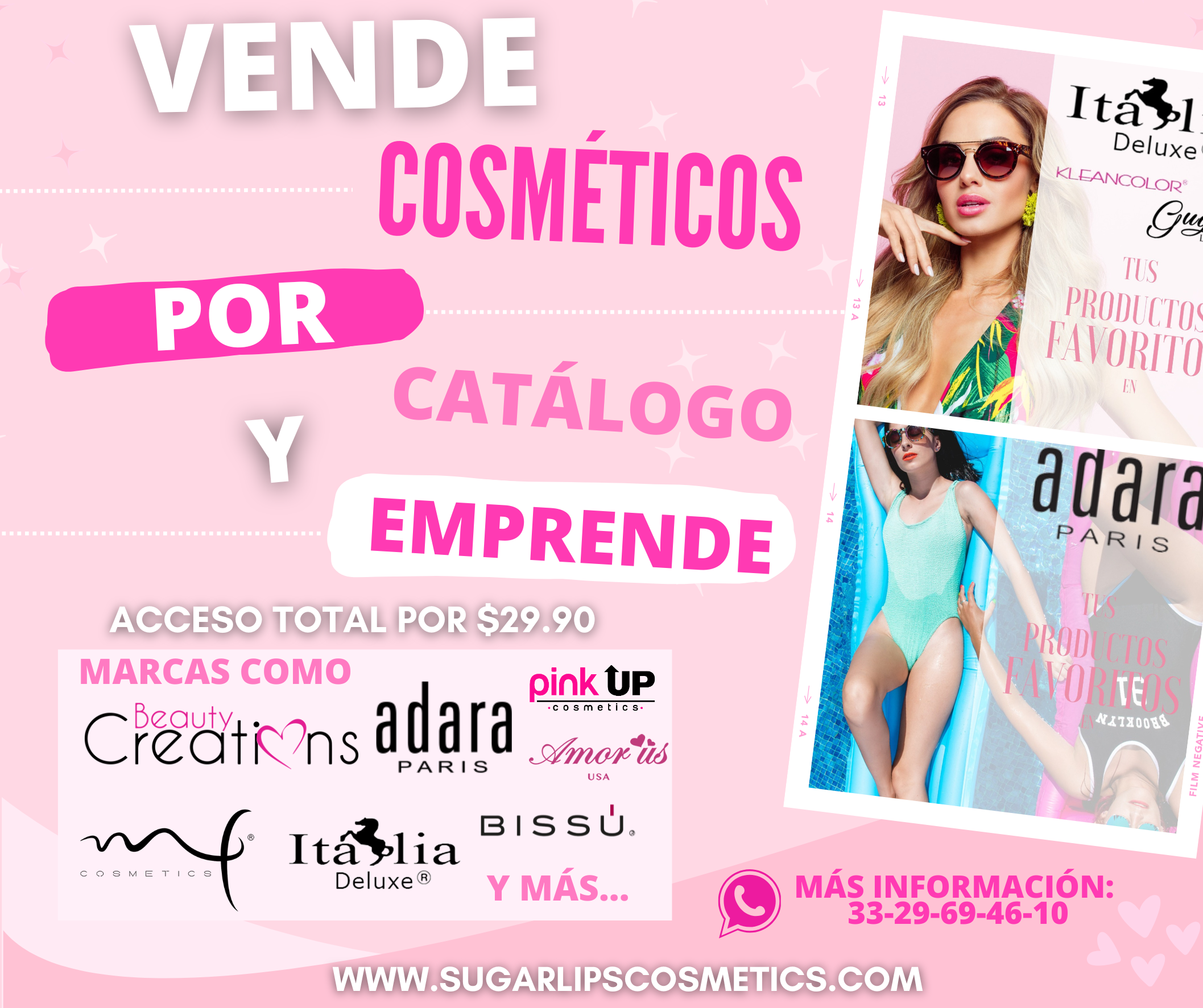 Vende por Catalogo Cosmeticos Sugar Lips 