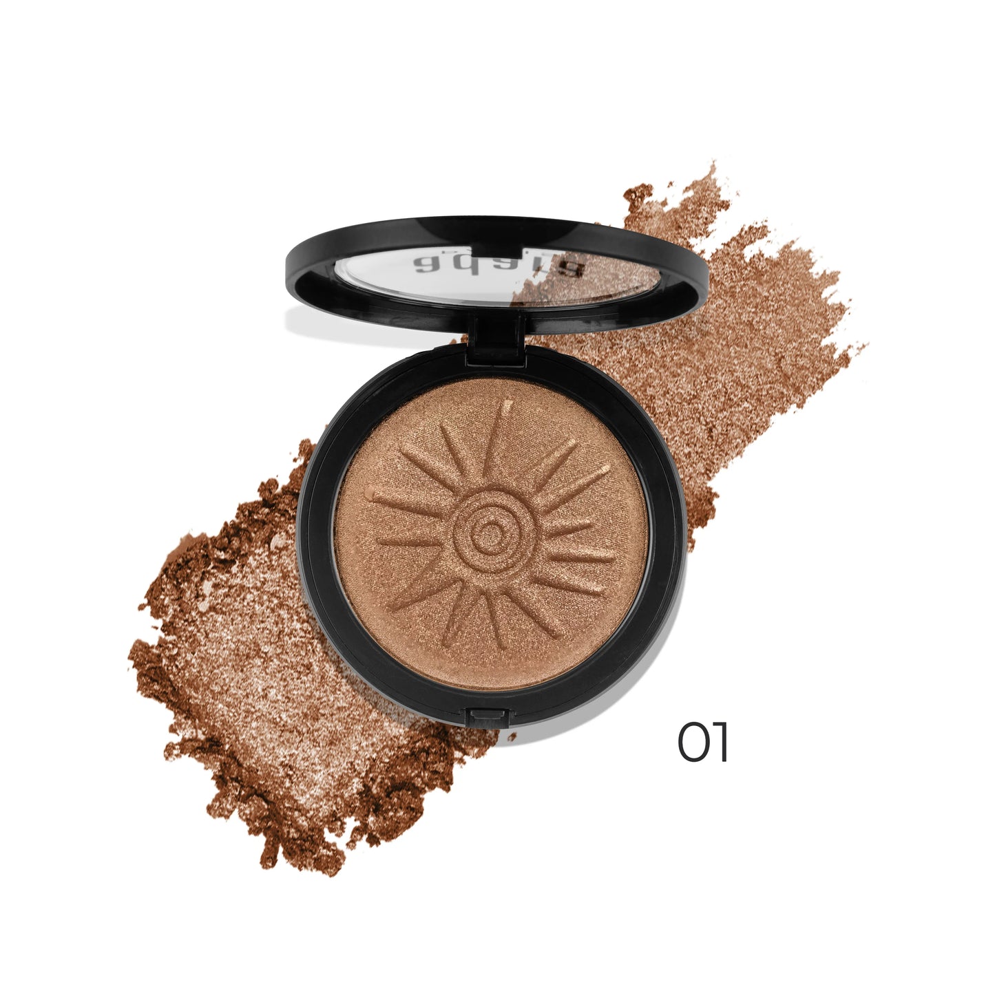 Bronceta Polvo Bronceador Sun Shimmer Adara Cosmeticos