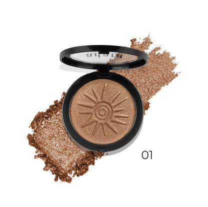 Bronceta Polvo Bronceador Sun Shimmer Adara Cosmeticos