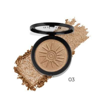 Bronceta Polvo Bronceador Sun Shimmer Adara Cosmeticos