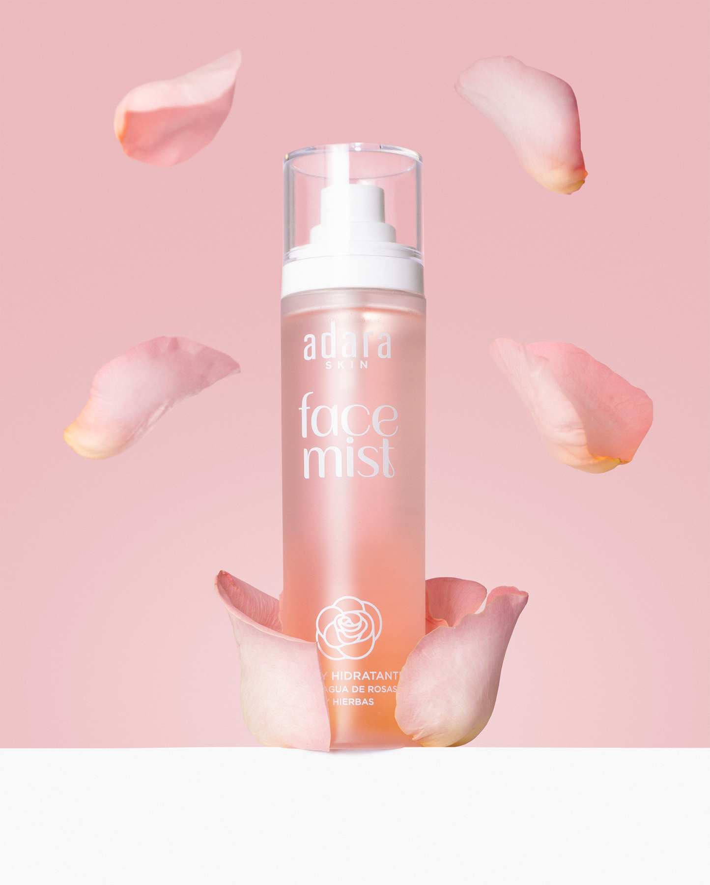 Spray Hidratante con agua de Rosas y Hierbas Adara Cosméticos