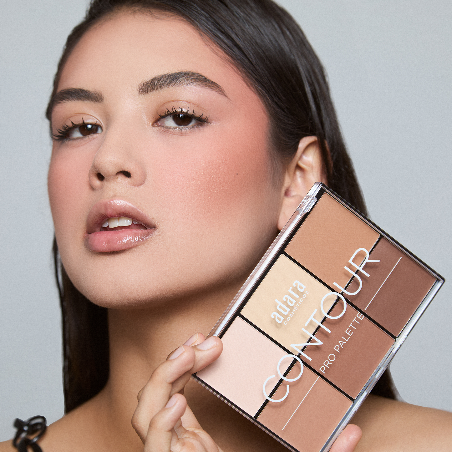 Paleta de Contorno en Polvo Contour PRO Adara Cosmeticos
