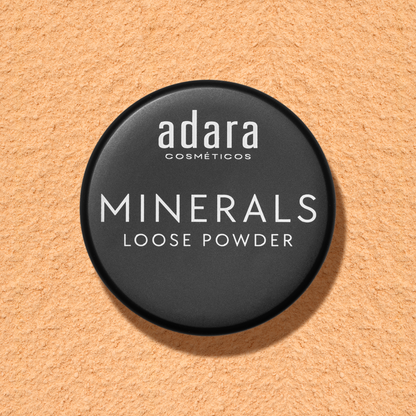 Polvo Traslucido Fijador Mineral Loose Powder Adara Cosmeticos