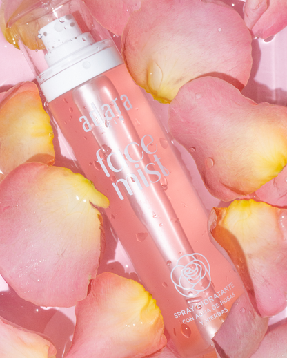 Spray Hidratante con agua de Rosas y Hierbas Adara Cosméticos