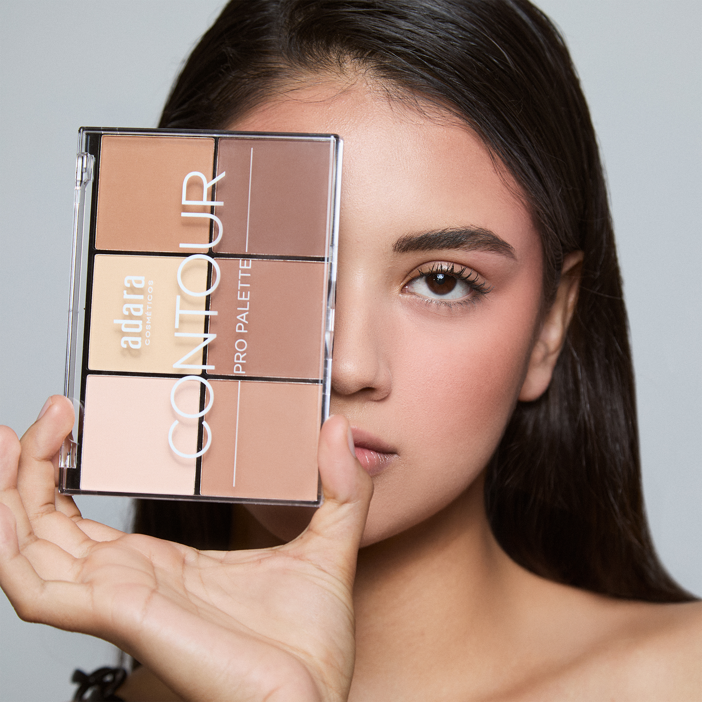 Paleta de Contorno en Polvo Contour PRO Adara Cosmeticos