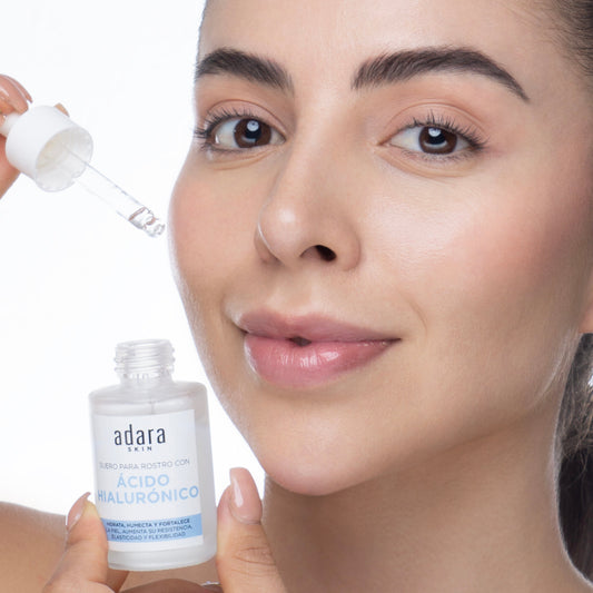 Serum (Suero) Facial con Acido Hialuronico Adara Cosmeticos