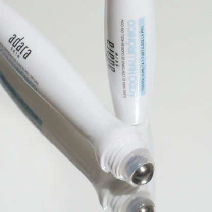 Suero para Contorno de Ojos en Roll On con Acido Hialuronico Adara Cosmeticos