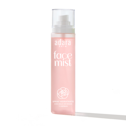 Spray Hidratante con agua de Rosas y Hierbas Adara Cosméticos