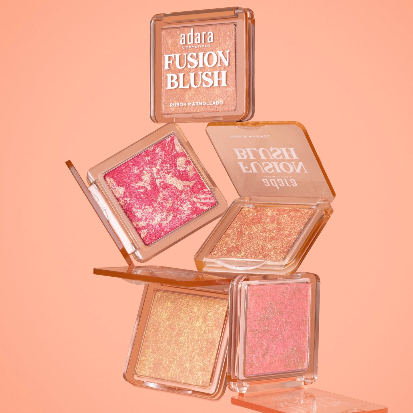 Rubor Marmoleado Fusion Blush Adara Cosméticos