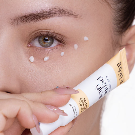 Crema para contorno de ojos con Peptidos, Ceramidas y Vitamina C Adara Cosmeticos