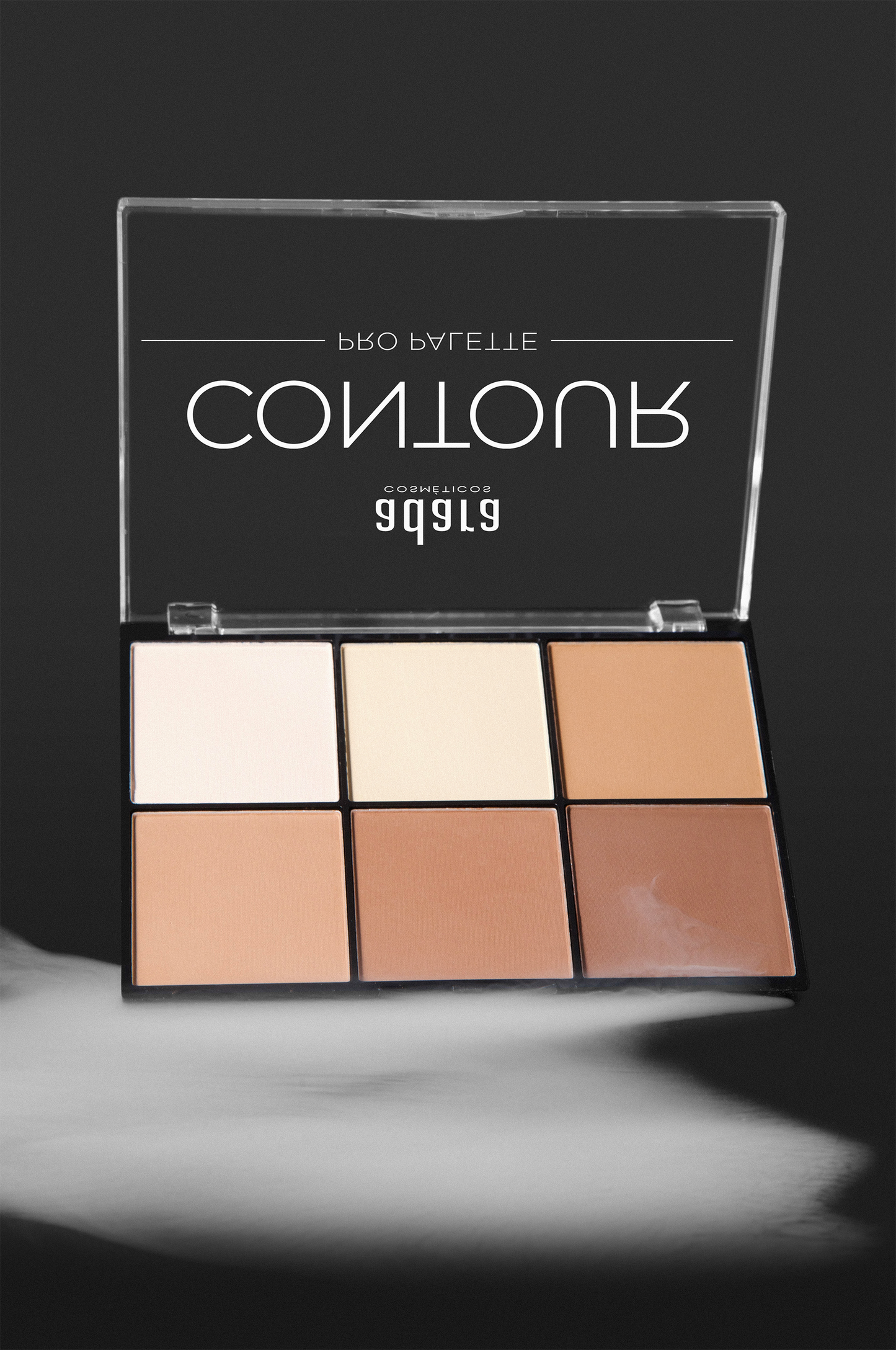 Paleta de Contorno en Polvo Contour PRO Adara Cosmeticos