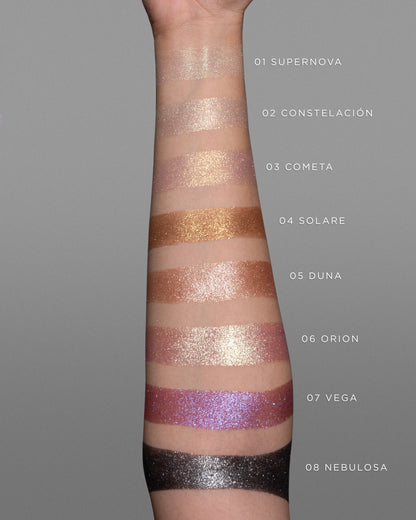 Sombra Brillante Spark OF Light Adara Cosmeticos