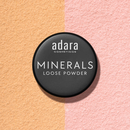 Polvo Traslucido Fijador Mineral Loose Powder Adara Cosmeticos
