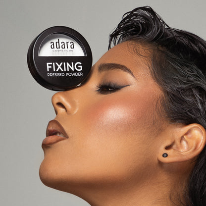 Polvo Compacto Traslucido Fixing Pressed Powder Adara Cosmeticos