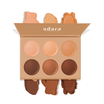 Contorno en Crema Creamy Contour Palette Adara Cosmeticos