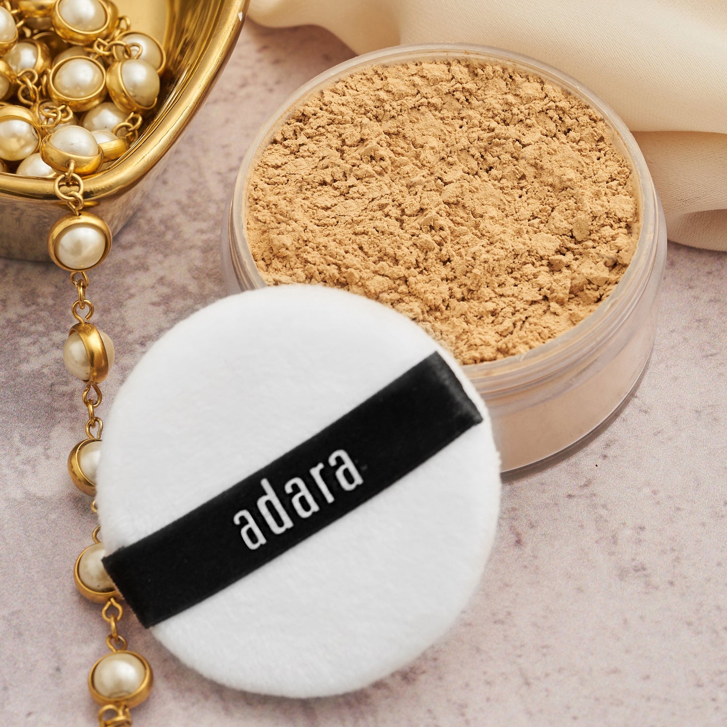 Polvo Fijador Traslucido Suelto Adara Cosmeticos