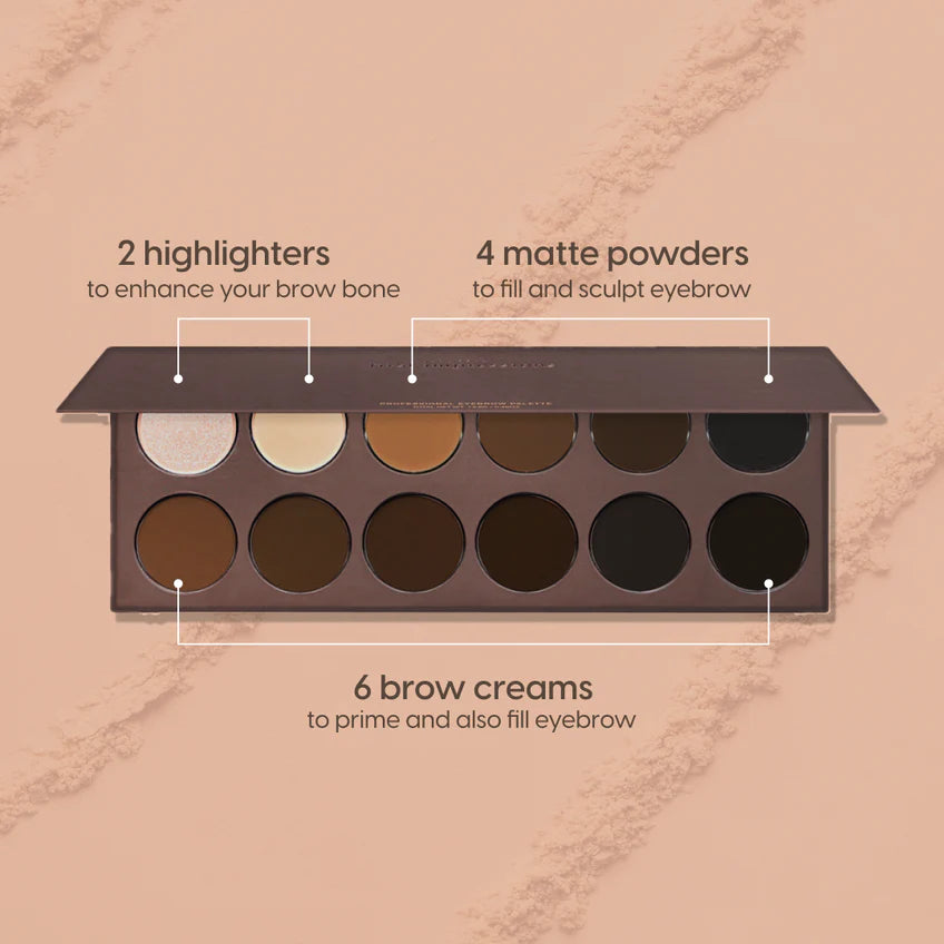 Paleta para Cejas Every Shade of You Gel & Powder Eyebrow Palette First Impressions Kara Beauty