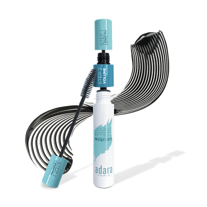 Mascara (Rimel) para pestañas Double Effect Adara Cosmeticos