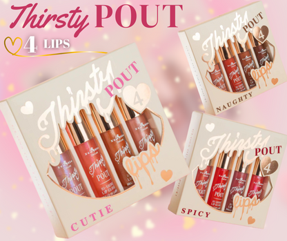 Set de Labial Thirsty Pout Italia Deluxe