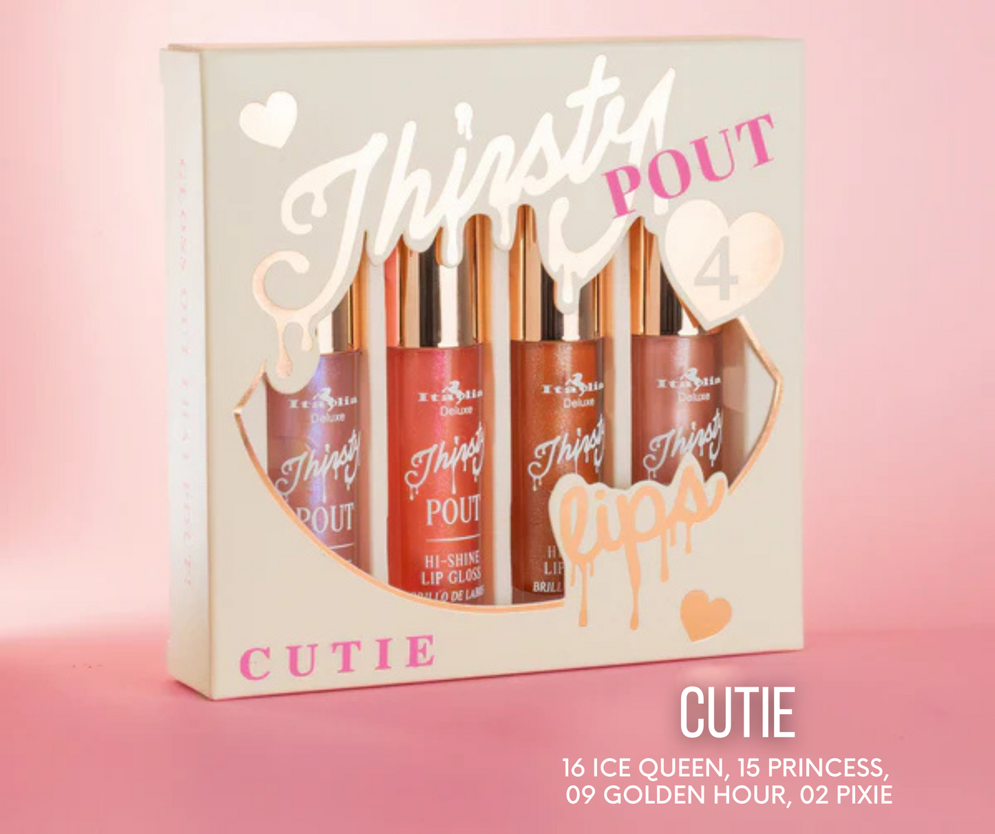 Set de Labial Thirsty Pout Italia Deluxe