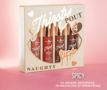 Set de Labial Thirsty Pout Italia Deluxe