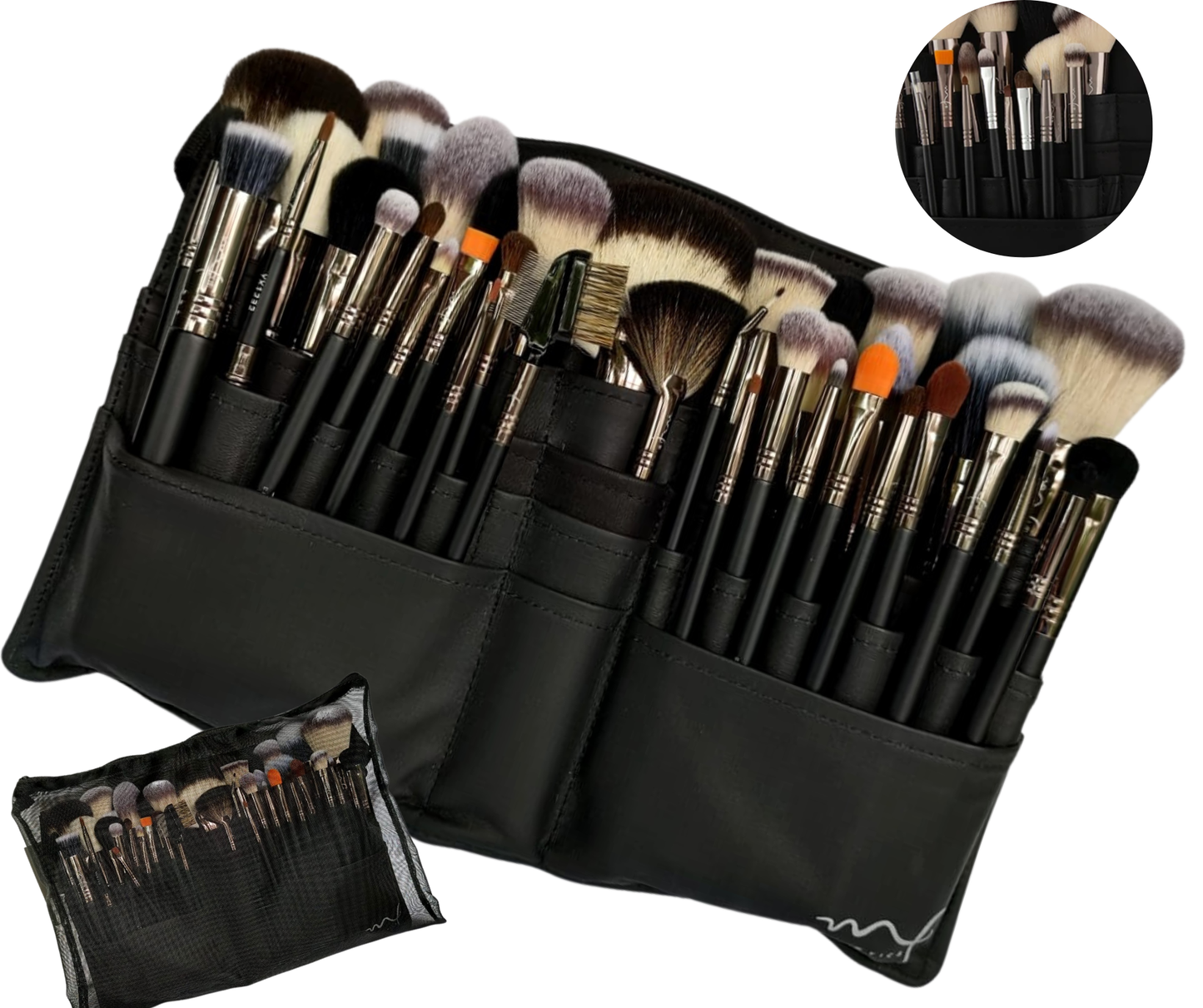 Kit de 39 Brochas Onix Mf Cosmetics / Marifer