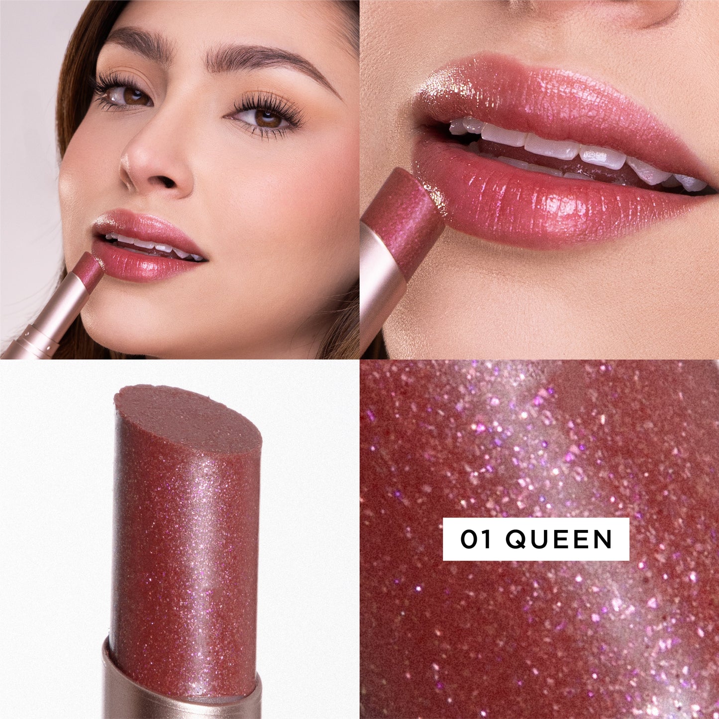Balsamo con Color y Brillo Lady Kiss Adara Cosmeticos