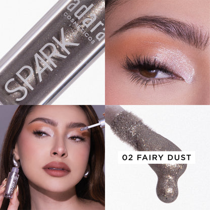 Sombra Liquida Shimmer Spark Adara Cosmeticos